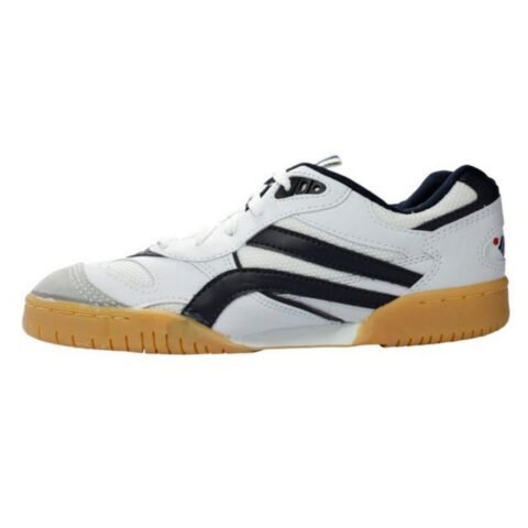Giày cầu lông Asia MCS02 màu trắng sọc đen, một lựa chọn phổ biến về size giày Asia Sport