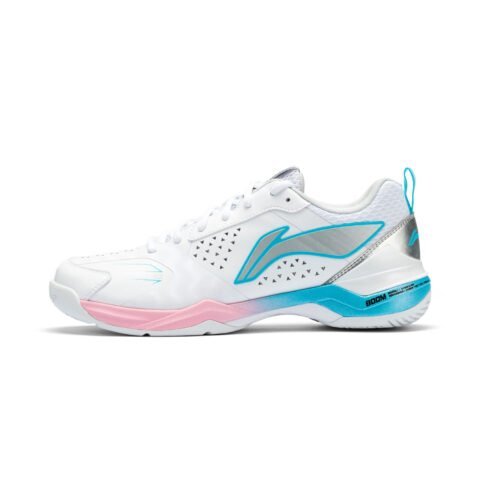 Giày cầu lông Li-Ning nữ Blade 2 Pro AYZV001-2 màu trắng xanh hồng