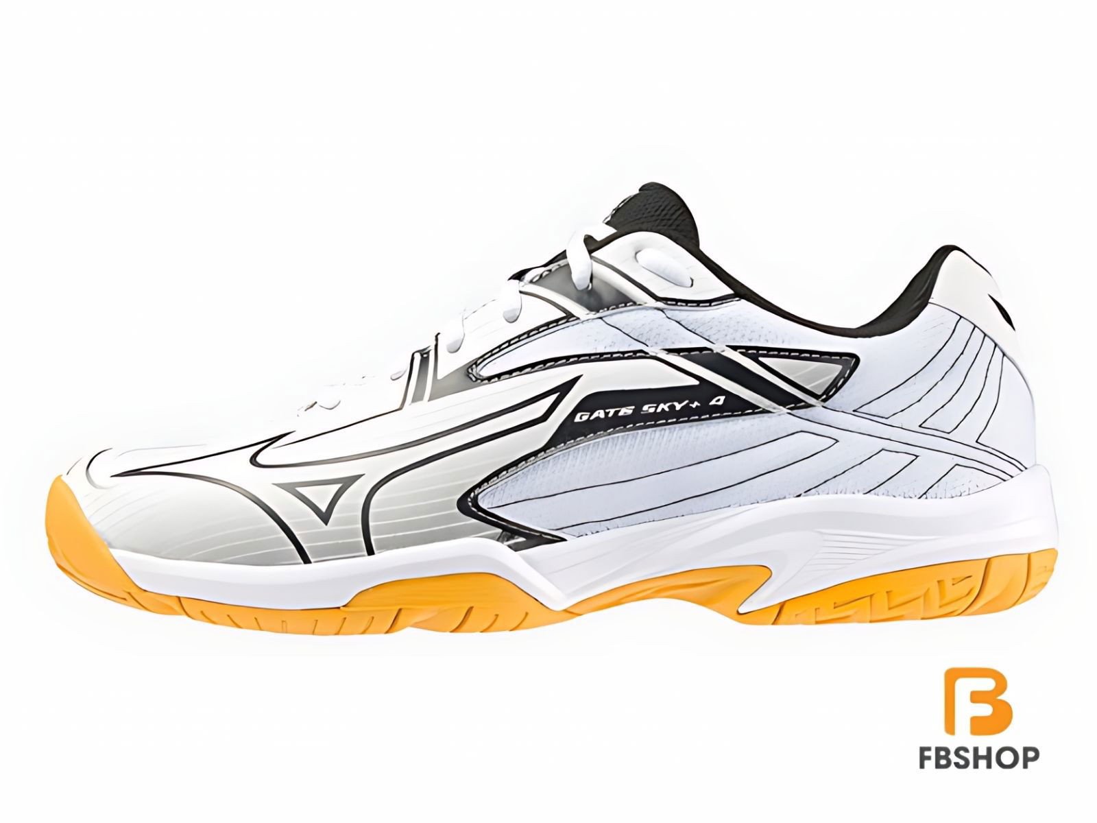 Giày cầu lông Mizuno Gate Sky Plus 4 với thiết kế hiện đại và bền bỉ