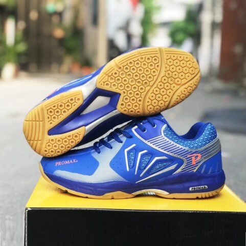 Giày cầu lông Promax màu xanh đen năng động phù hợp mọi sân đấu