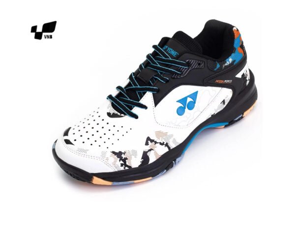 giày cầu lông yonex arma force trắng xanh