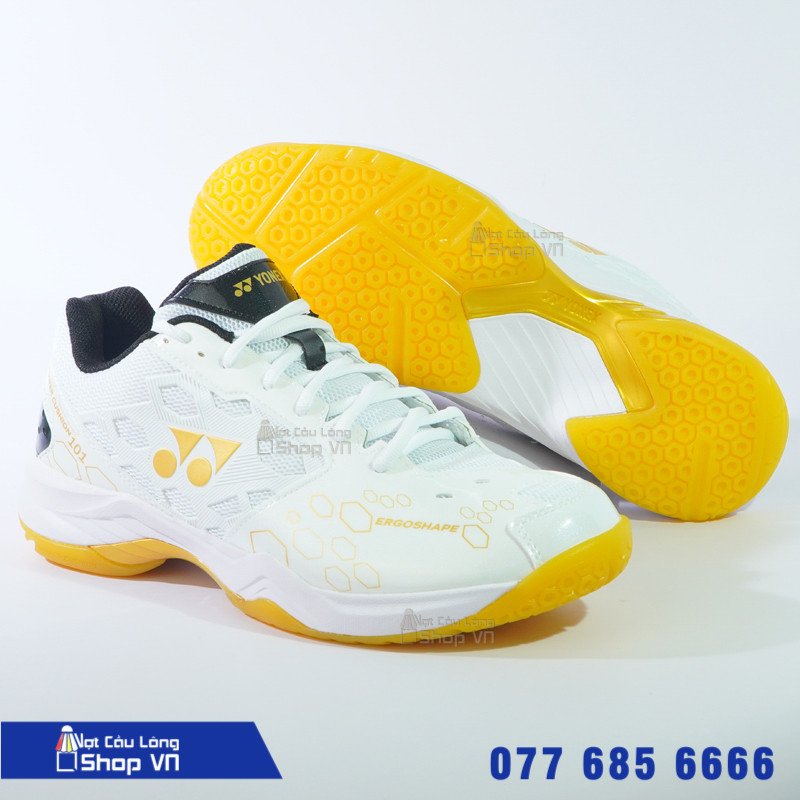 Giày Yonex Power Cushion 101 Trắng: Đánh Giá Chi Tiết Thiết Kế Và Công Nghệ