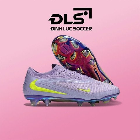 Giày đá banh Nike Phantom 6 Elite màu tím khoai môn, đế FG dành cho sân cỏ tự nhiên.