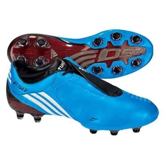 Giày đá bóng Adidas F50.i màu xanh dương và trắng