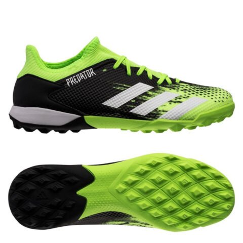 Giày đá bóng Adidas Predator 20.3 L TF Precision To Blur màu xanh đen trắng