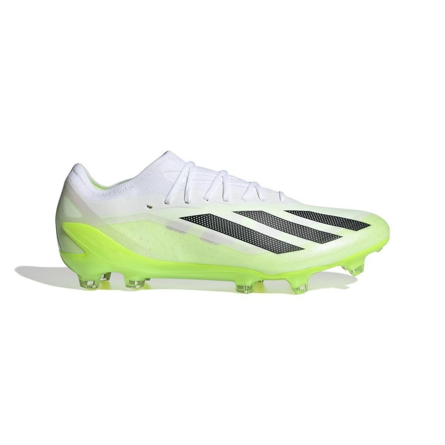 Giày đá bóng Adidas X Crazyfast .1 FG màu trắng đen vàng, công nghệ siêu nhẹ cho cầu thủ tốc độ