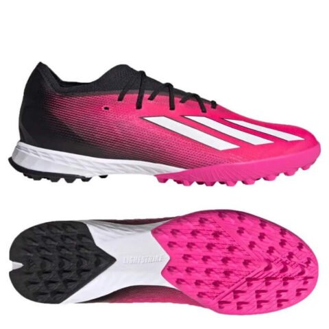 Giày đá bóng Adidas X Speedportal.1 TF màu hồng đen, thiết kế dành cho sân cỏ nhân tạo