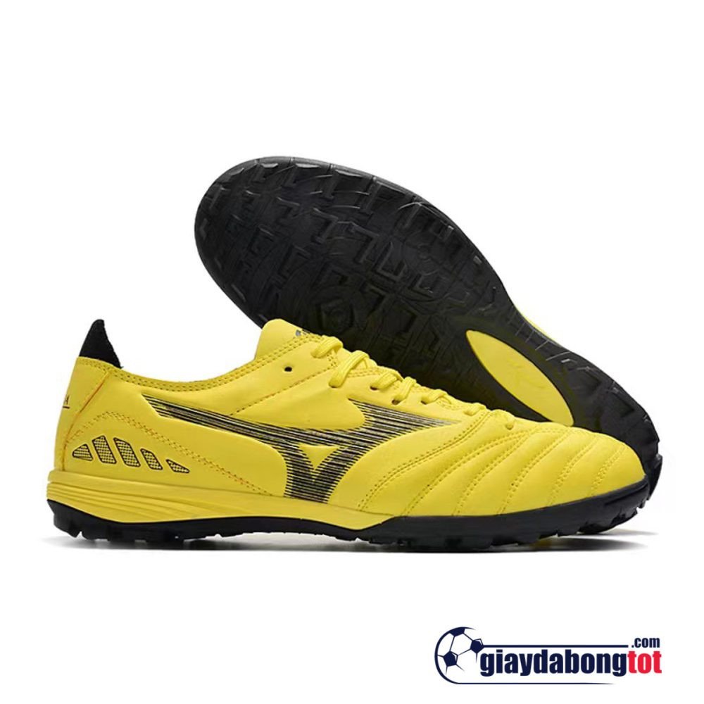 Giày đá bóng Mizuno Neo 3 Pro TF màu trắng vàng, mẫu giày quốc dân được ưa chuộng với mức giá hấp dẫn dưới 500k