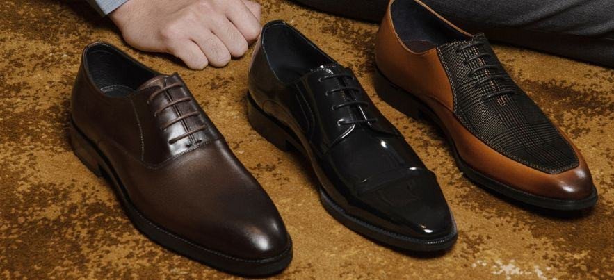 Giày da bóng nam cao cấp với chất liệu da thật