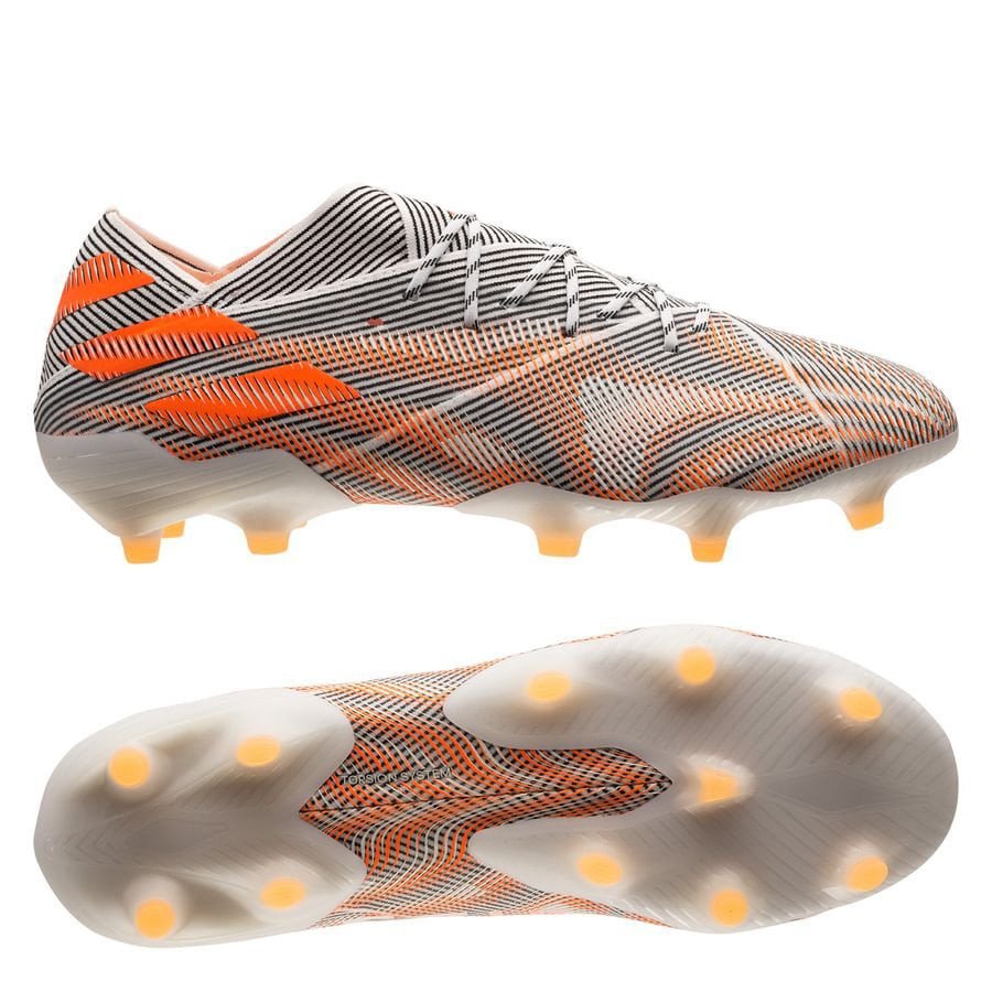 Giày đá bóng Nemeziz .1 FG/AG Superspectral trắng cam đen