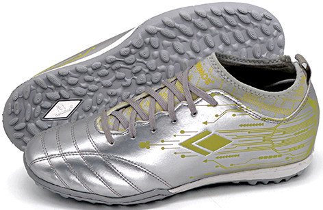 Giày đá bóng Newmos Warrior Plus màu bạc