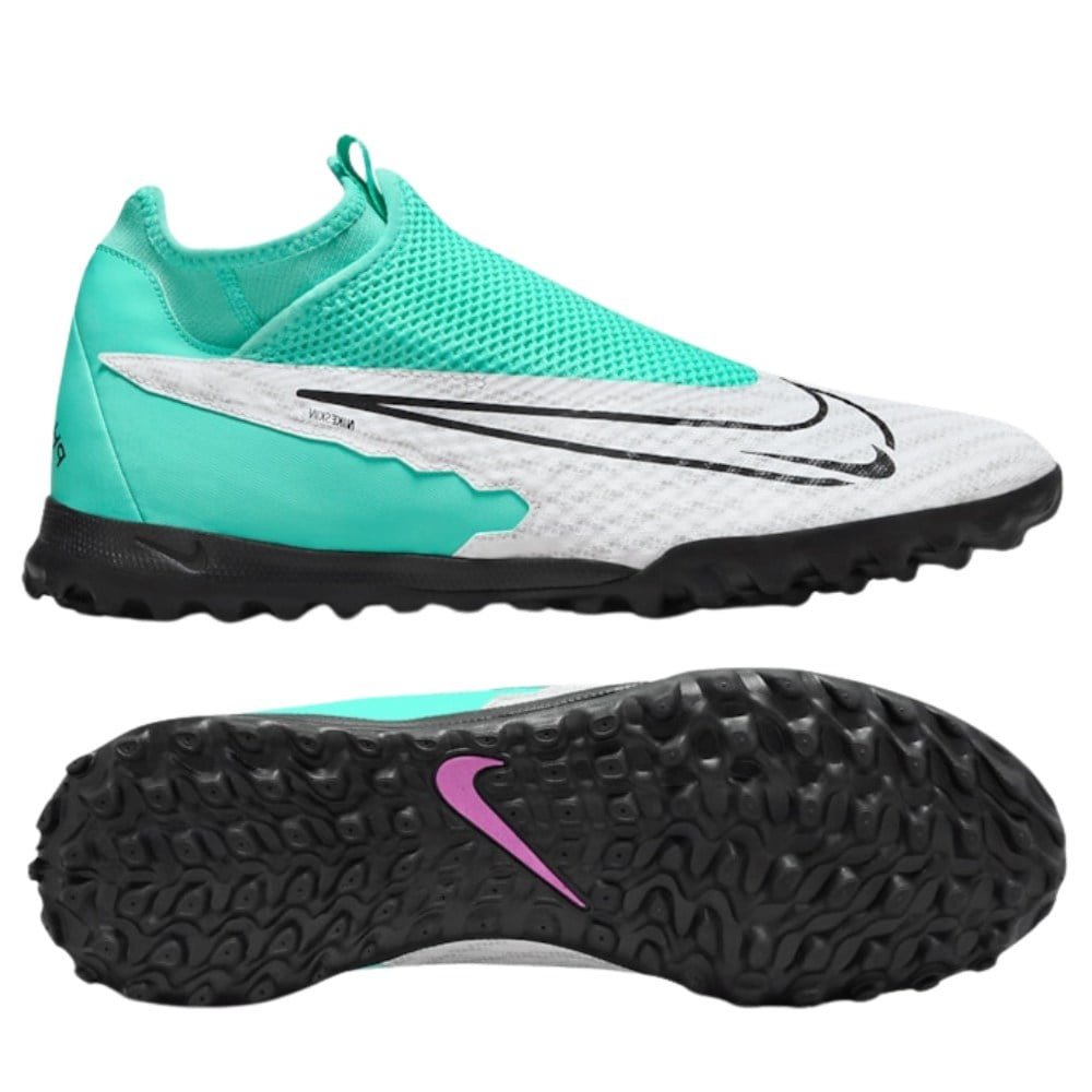 Giày đá bóng Nike Phantom GX Academy DF TF màu xanh lơ trắng