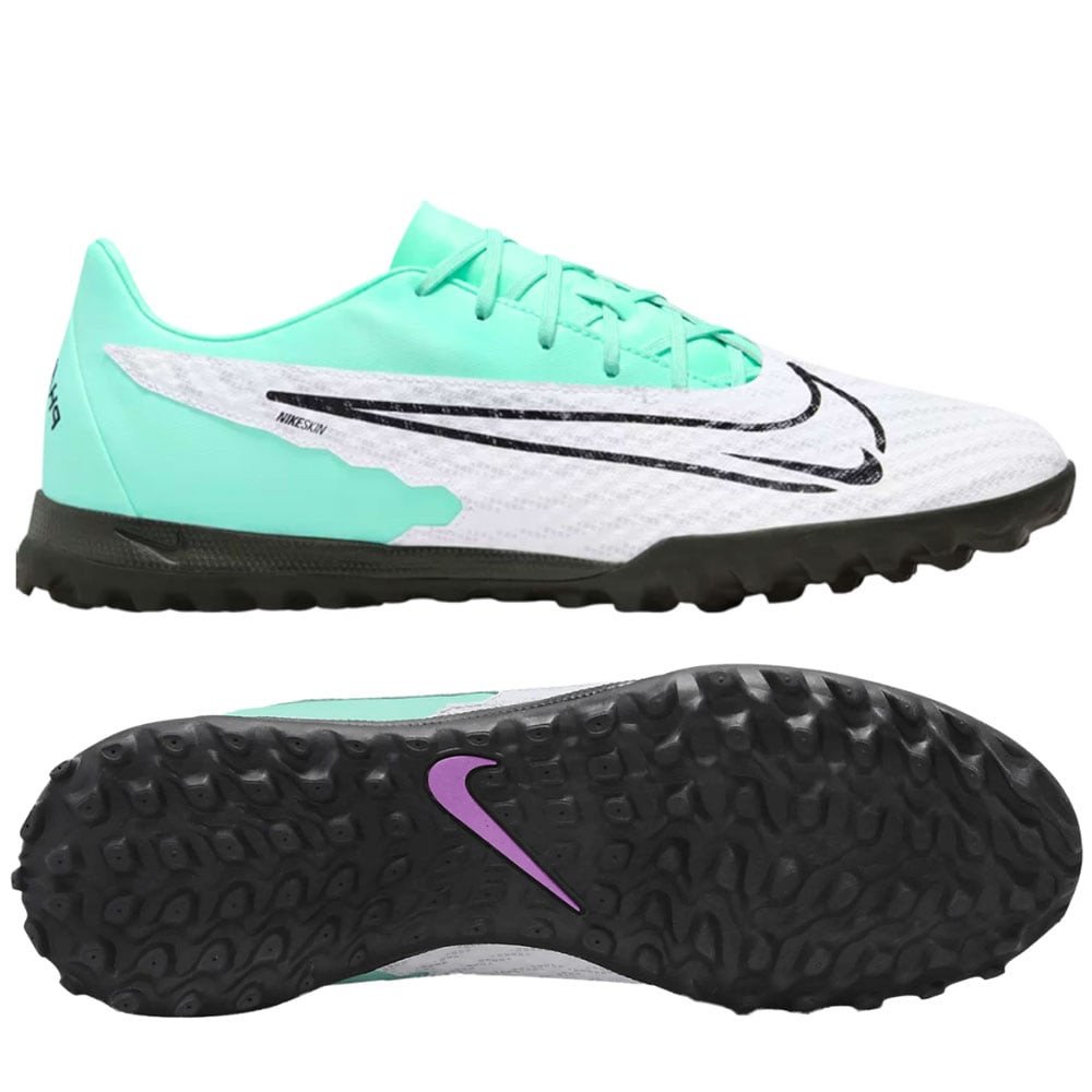 Giày đá bóng Nike Phantom GX Academy TF màu xanh lơ trắng
