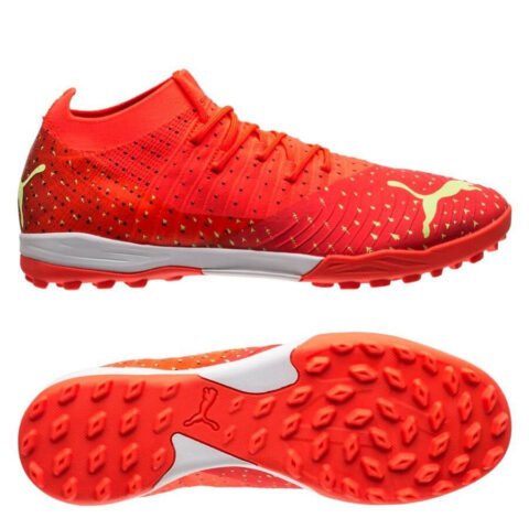 Giày đá bóng Puma Future 3.4 TT Fearless màu đỏ chính hãng cho sân cỏ nhân tạo
