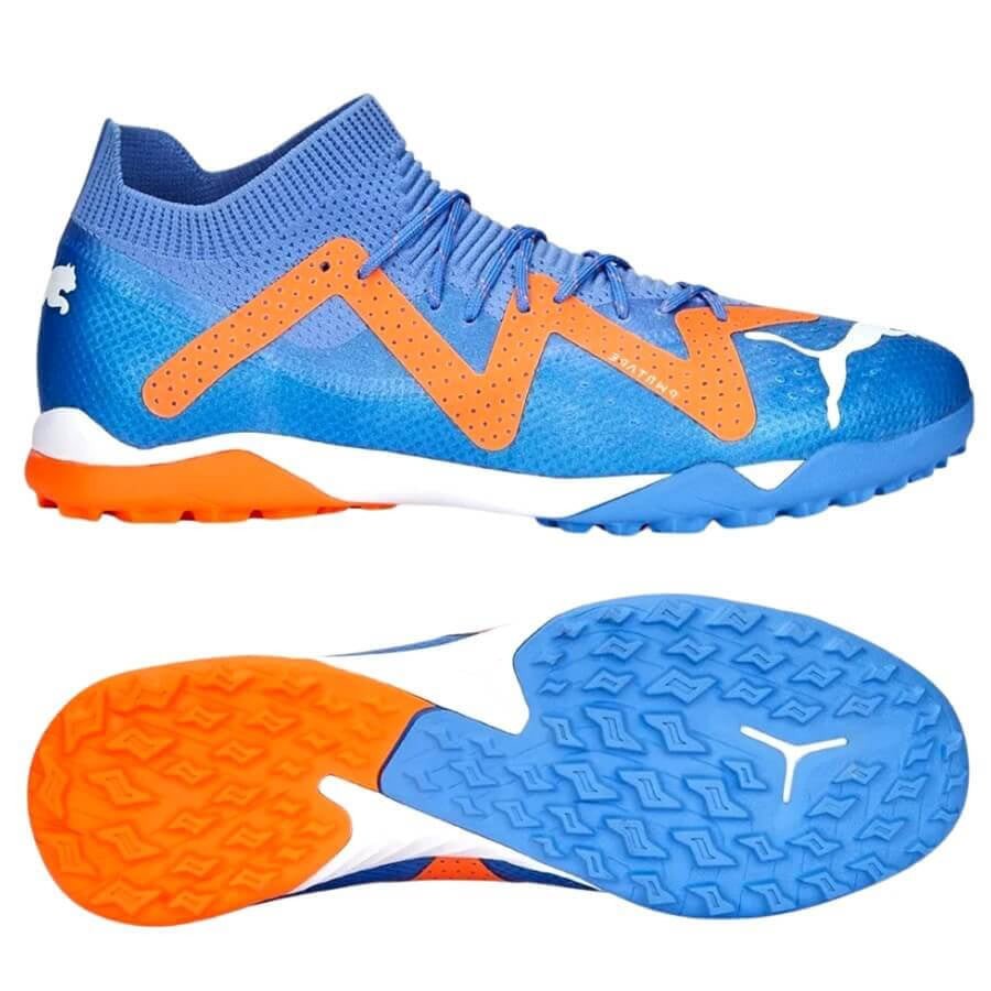 Giày đá bóng Puma Future Ultimate Cage TF màu xanh cam năng động, thiết kế cao cấp