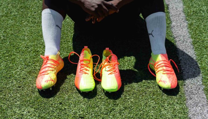 Giày đá bóng Puma thuộc phân khúc cao cấp, thể hiện sự đa dạng về giá giày đá bóng trên thị trường Việt