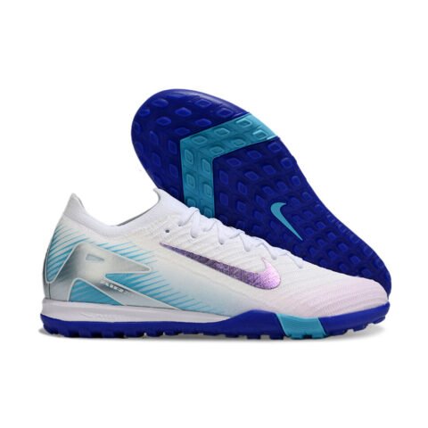 giày đá bóng TF Nike Mercurial Vapor 16 Elite trắng xanh