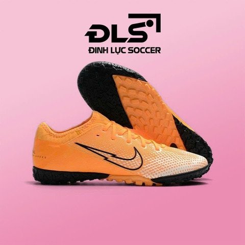 Giày đá bóng Vapor 13 Pro TF màu vàng vạch đen năng động