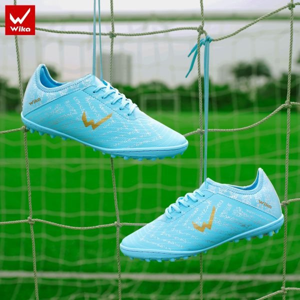 Giày đá bóng Wika Hunter II xanh ngọc (New)