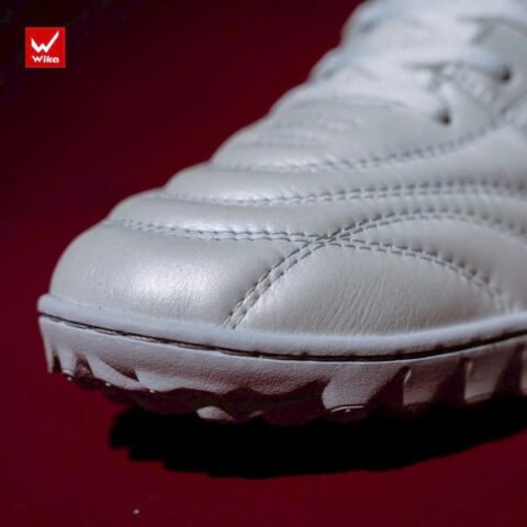 Giày đá bóng Wika TH10 Tuấn Hải trắng premium (da thật)
