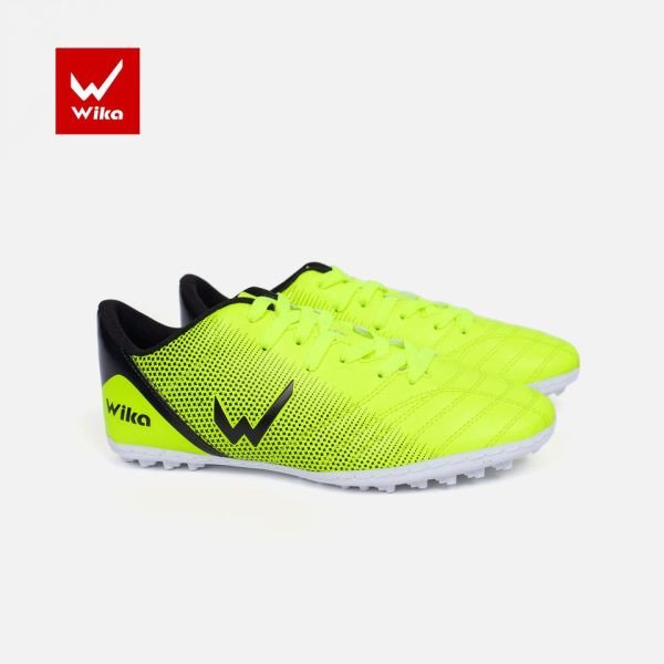 Giày đá bóng Wika Ultra 4 màu xanh chuối, lựa chọn phổ biến cho sân cỏ nhân tạo