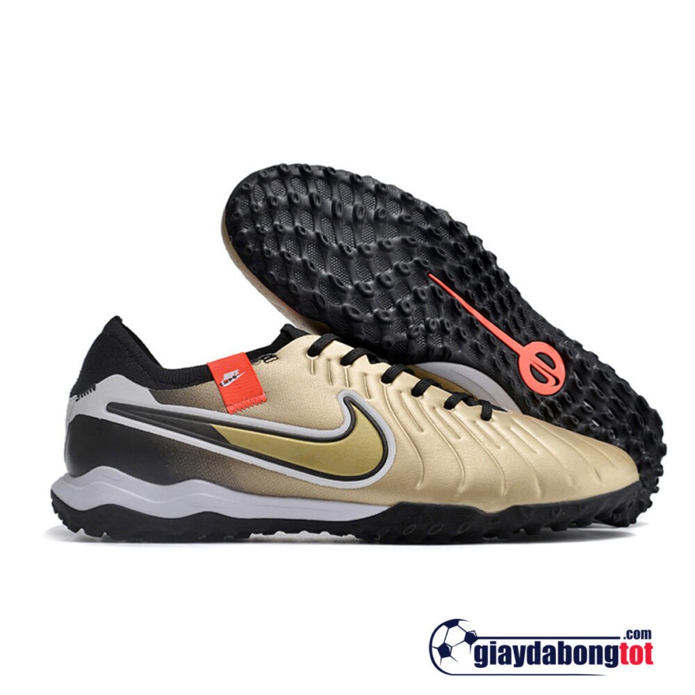 Giày đinh đá bóng Nike Tiempo Legend 10 Pro TF vàng đồng đen
