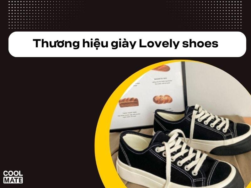 Giày Lovely Shoes kiểu dáng sneaker da trắng