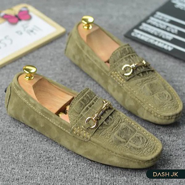 Giày lười cá da lộn bò của Labaha.vn, phong cách phá cách