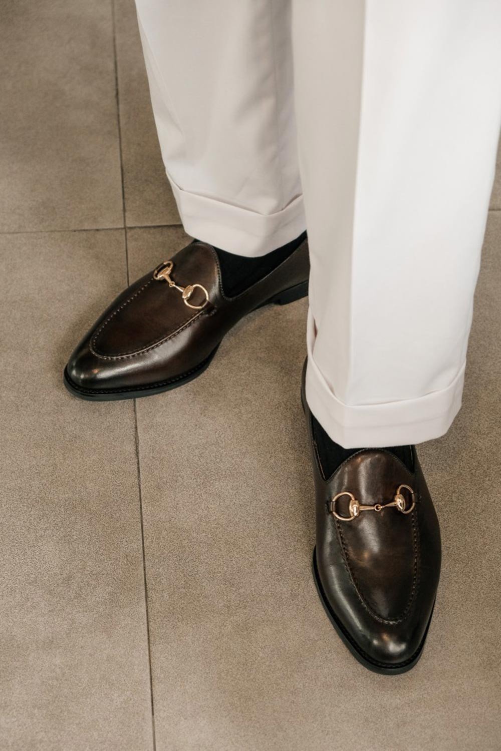Giày lười Horsebit Loafer cao cấp