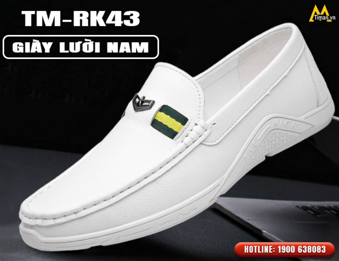 Giày lười Moccasin nam phong cách trẻ trung