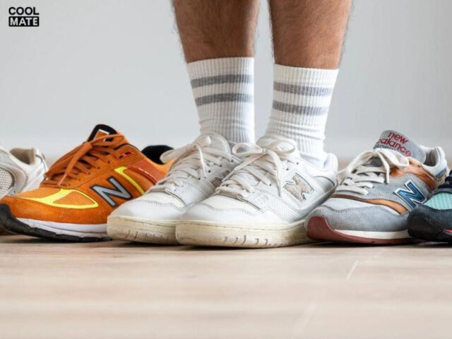 Giày New Balance nam với thiết kế cổ điển vượt thời gian, dễ dàng phối đồ