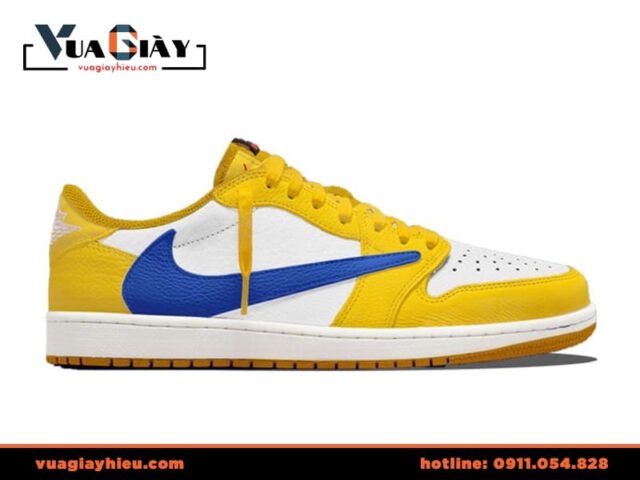 giày Nike Air Jordan 1 Low Travis Scott Canary phiên bản giới hạn