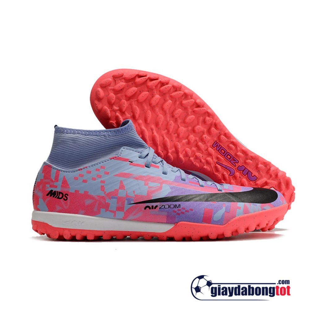 giày nike mercurial superfly 9 academy tf tím cam CR7