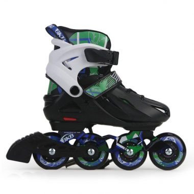 Giày patin Flying Eagle K7 màu đen và hồng dành cho trẻ em