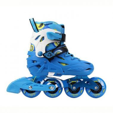 Giày Patin Flying Eagle S5S màu xanh và đỏ cho trẻ em