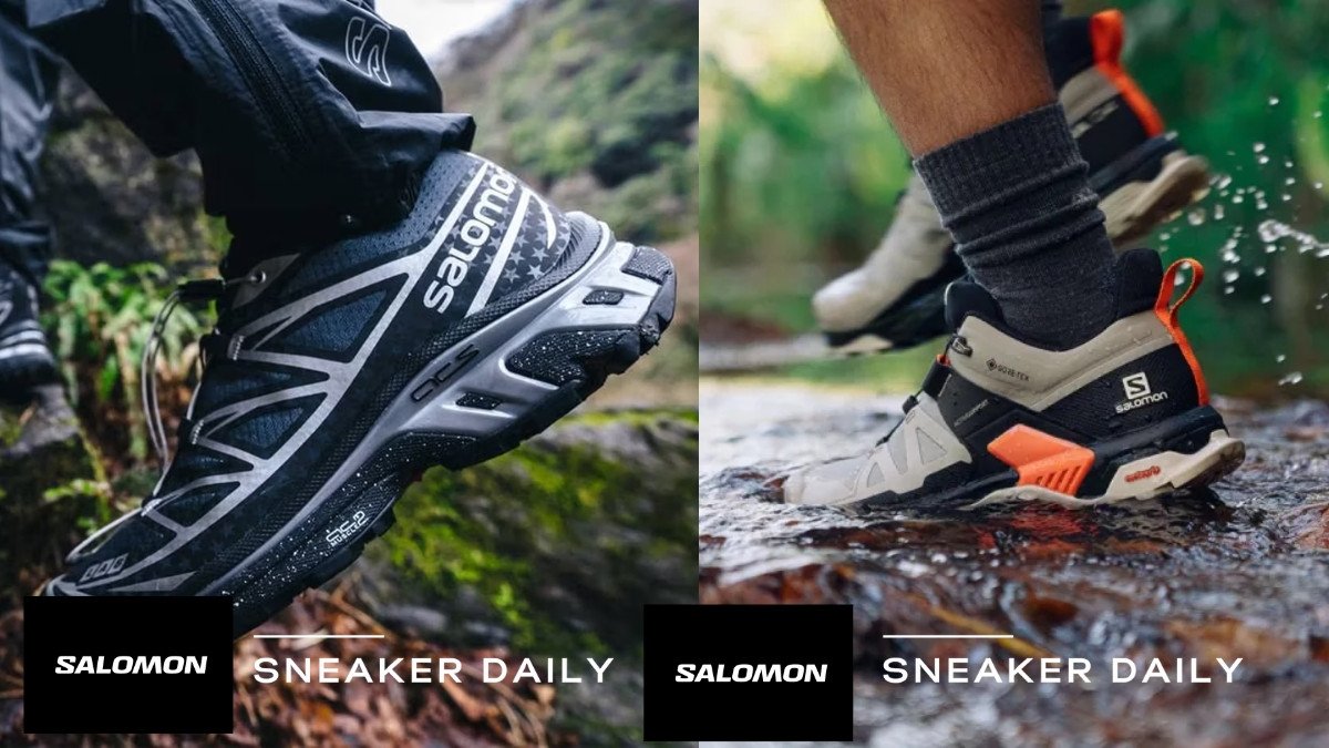Giày Salomon chuyên dụng cho chạy trail trên địa hình núi