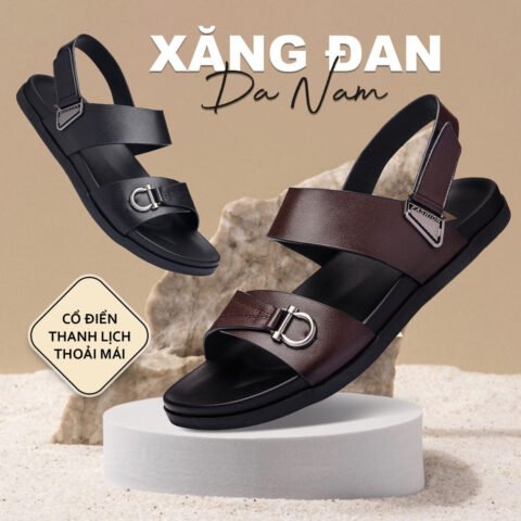 Giày sandal nam công sở với thiết kế lịch lãm, phù hợp môi trường làm việc.