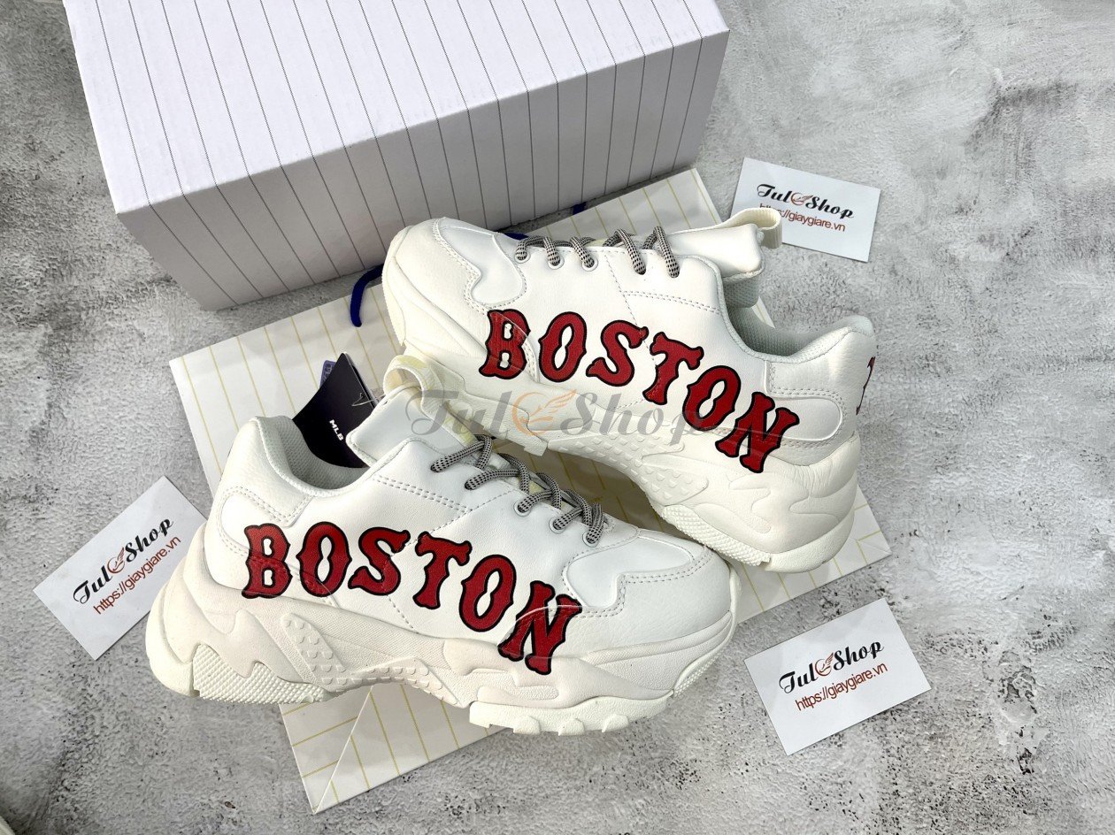 Giày sneaker hot 2024 MLB Boston Red Sox Big Ball Chunky P với thiết kế hầm hố cá tính