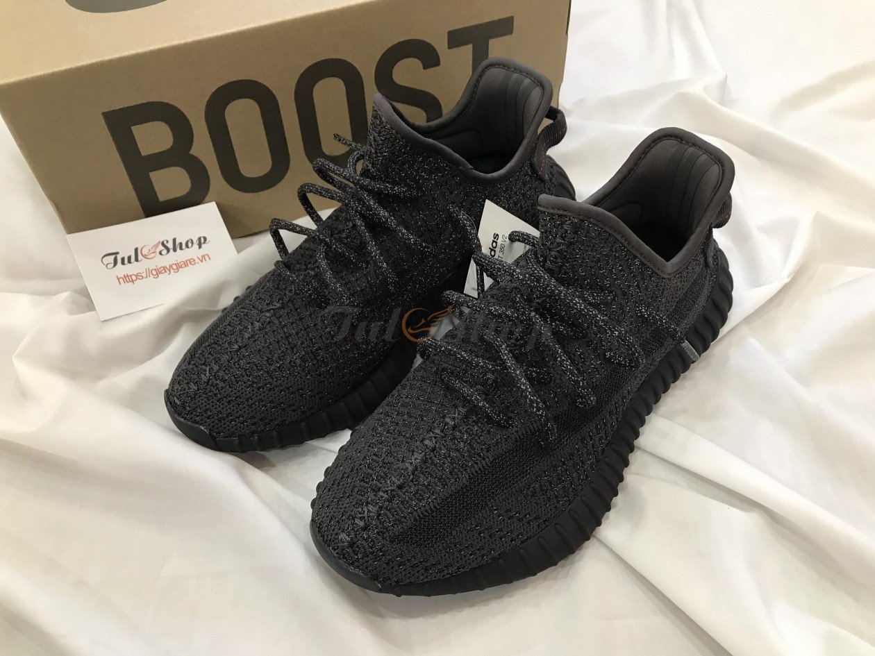 Giày sneaker nam Adidas Yeezy Boost 350 V2 Static Black 3m