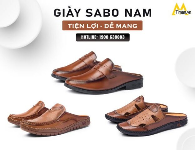 Giày sục nam đẹp đa dạng kiểu dáng từ chất liệu cao cấp, thể hiện phong cách cá nhân.