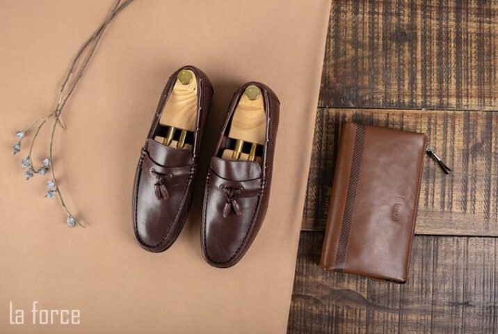 Giày Tassel Loafer mũi vuông trẻ trung