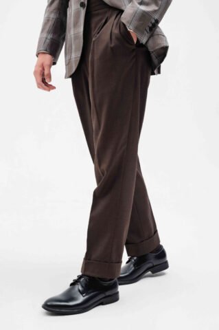 Giày tây Derby nam màu đen trơn, thiết kế tối giản, phù hợp nhiều phong cách