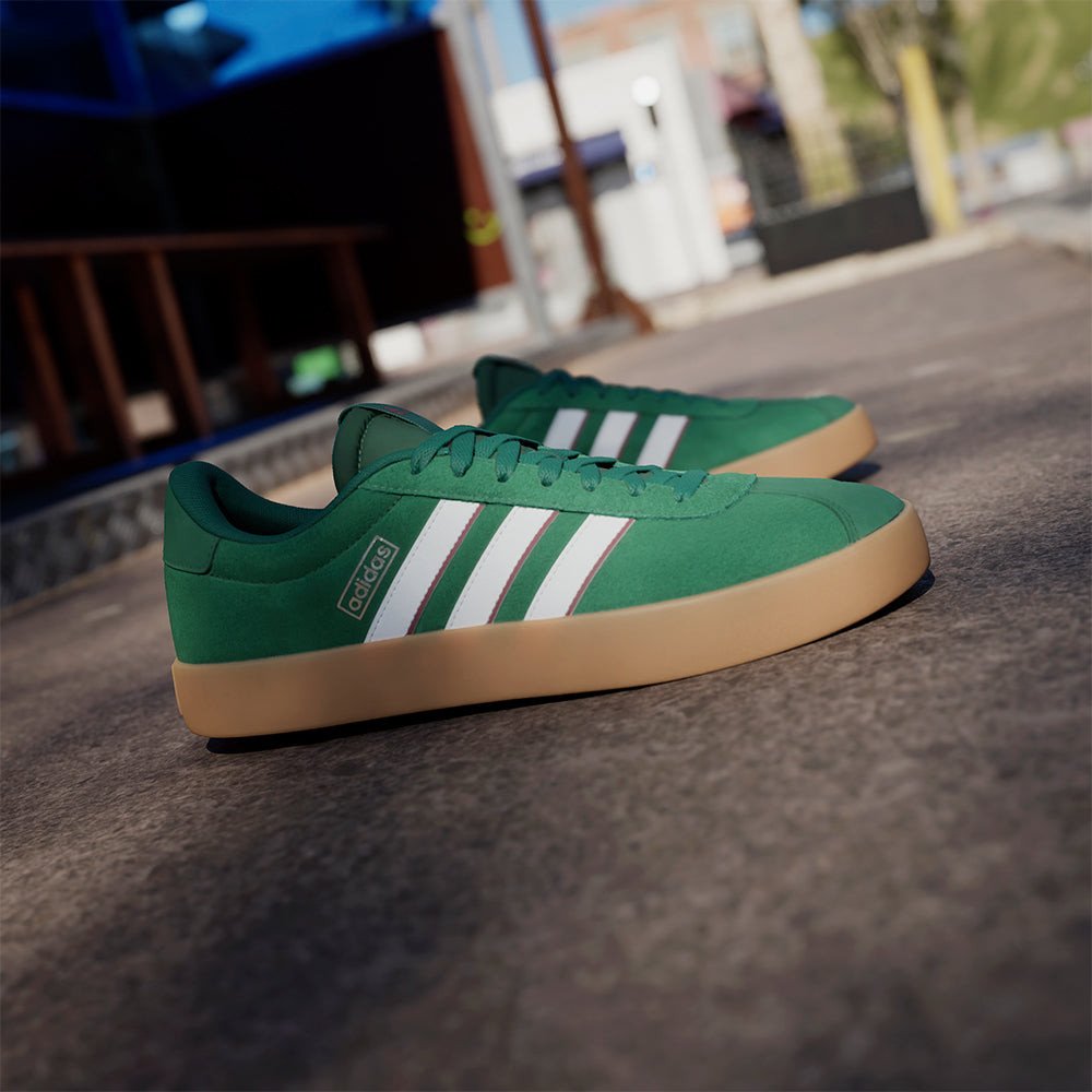 Giày thể thao Adidas nam màu trắng sọc đen cổ điển