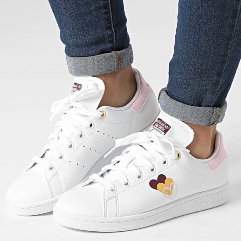 Giày thể thao Adidas nữ Stan Smith màu hồng