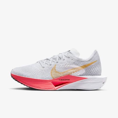 Giày thể thao chạy bộ Nike Vaporfly NEXT% 2 màu trắng với logo đen