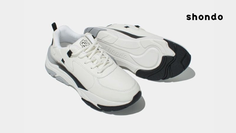 Giày thể thao nam tăng chiều cao - Sneaker S1 trắng đế ombre xám đen
