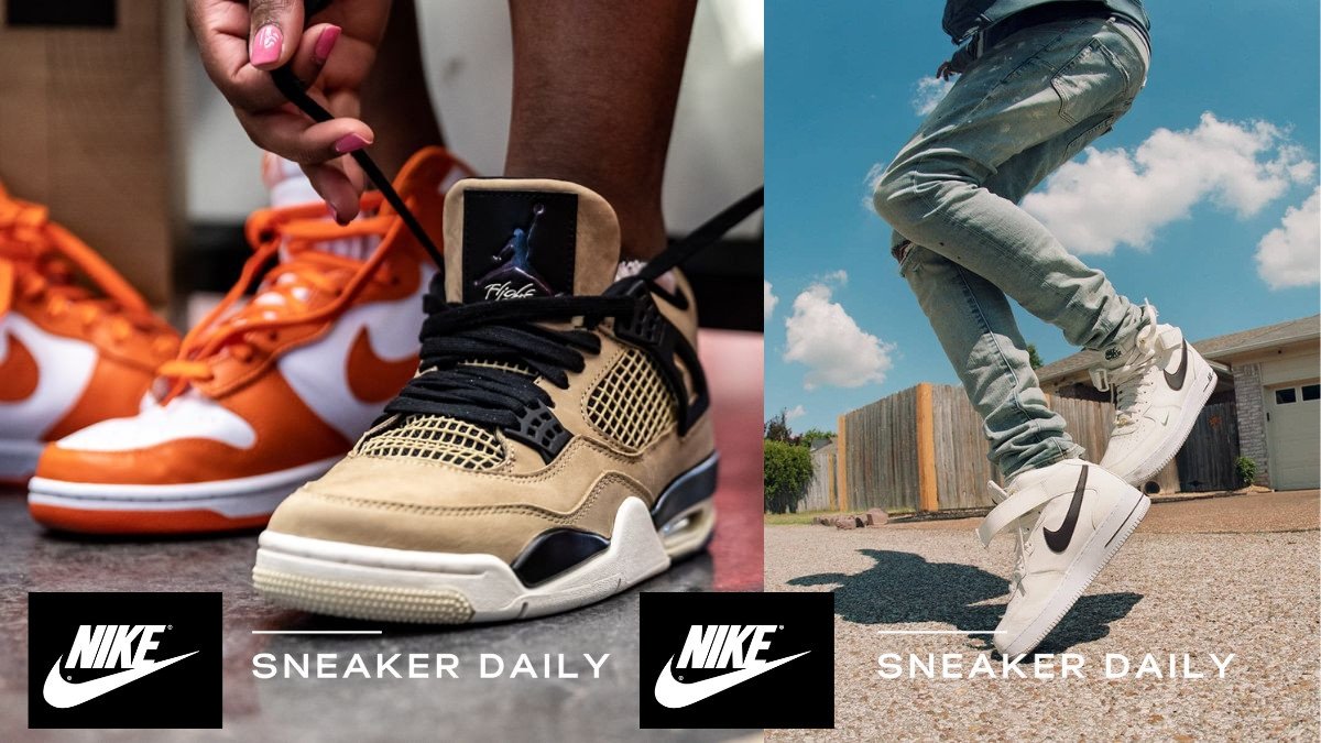 Giày thể thao Nike với thiết kế hiện đại và logo đặc trưng