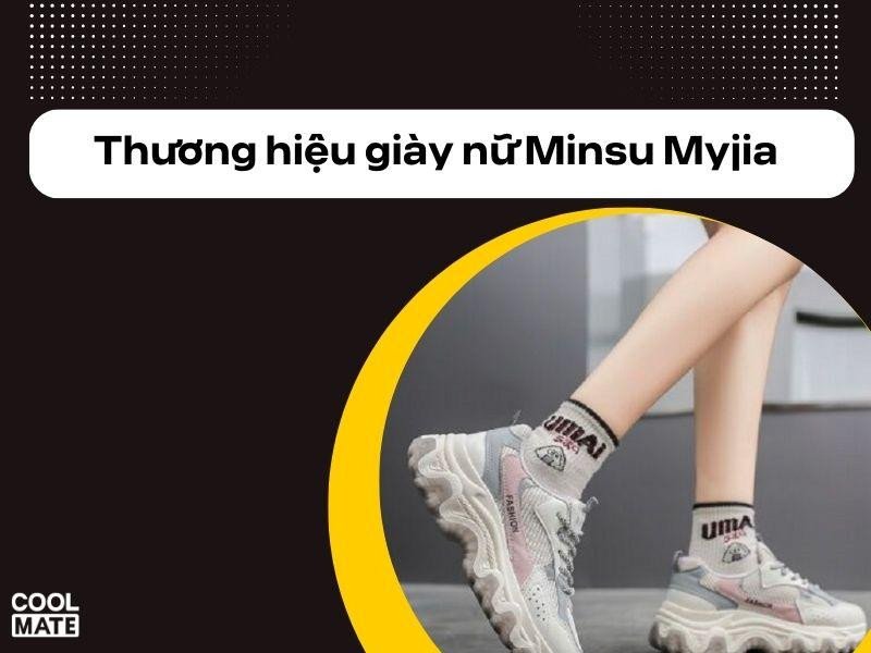 Giày thể thao nữ Minsu Myjia đế cao