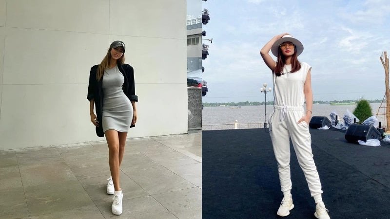 Giày thể thao trắng nữ là phụ kiện không thể thiếu trong tủ đồ