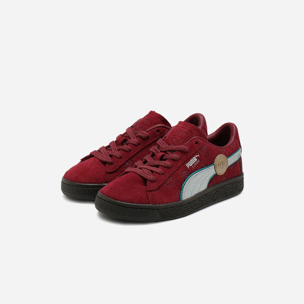 Giày thể thao trẻ em Puma Suede 2 One Piece màu đỏ